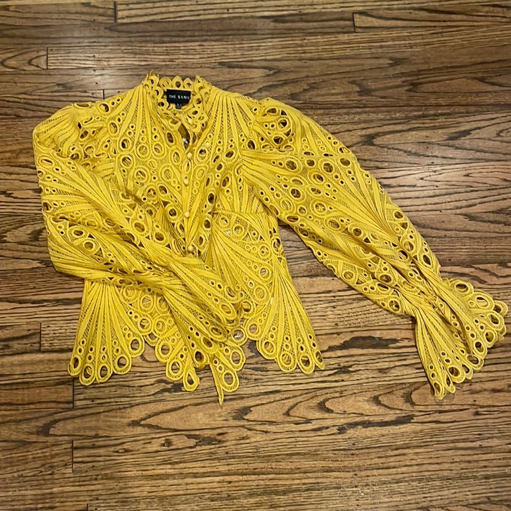 Yellow blouse
